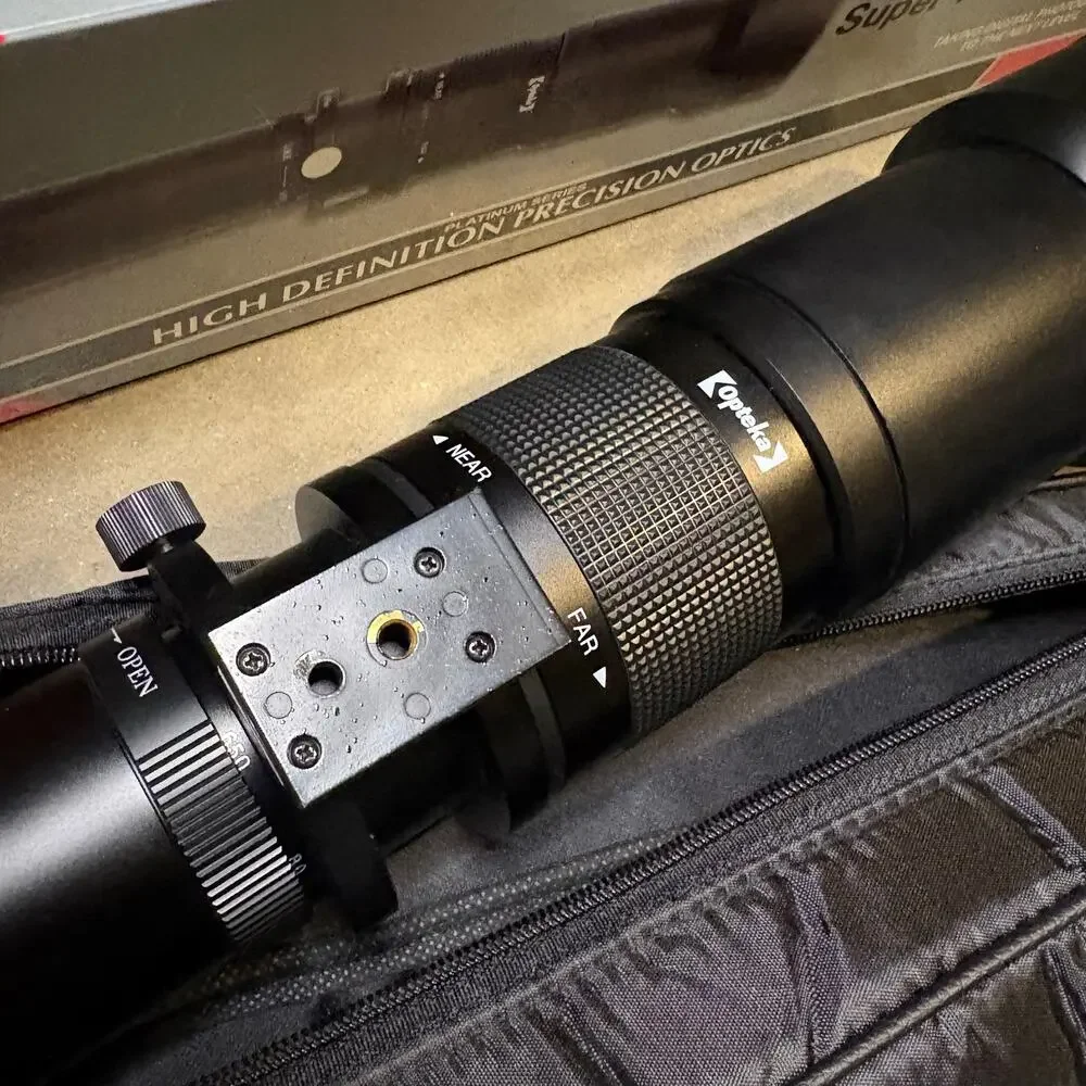 Opteka 650-1300mm F/8-16 Super Telephoto Zoom Lens HD Precision Optics T-Mount